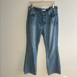 Re/Done Mid Rise Loose Boot Jeans